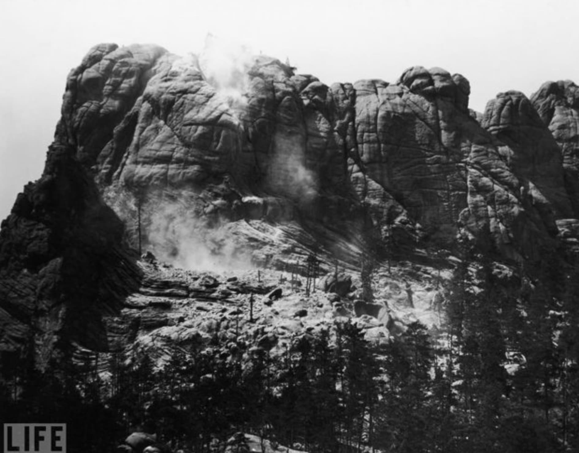 mount rushmore before - Life